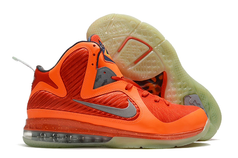 2022 Nike LeBron James IX Orange Jade Black Shoes